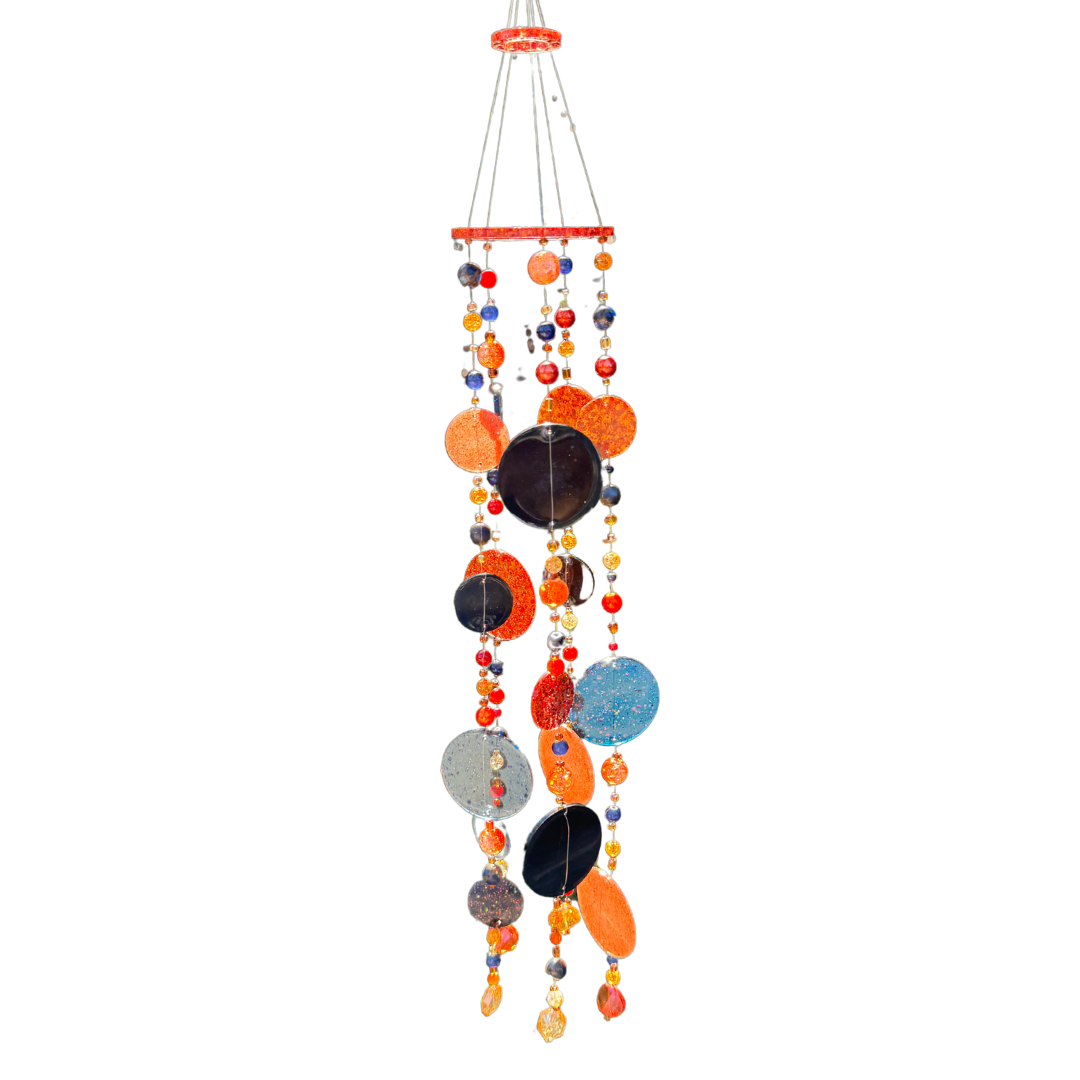 Sun Dancer | Navy & Orange
