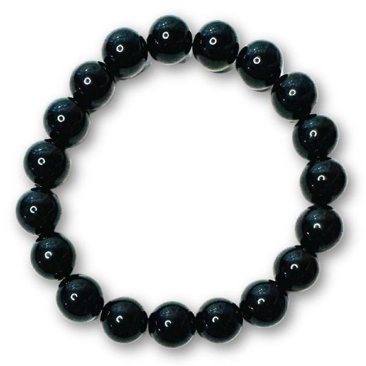 * Bracelet 6.5" | Natural Stone - Black Onyx *