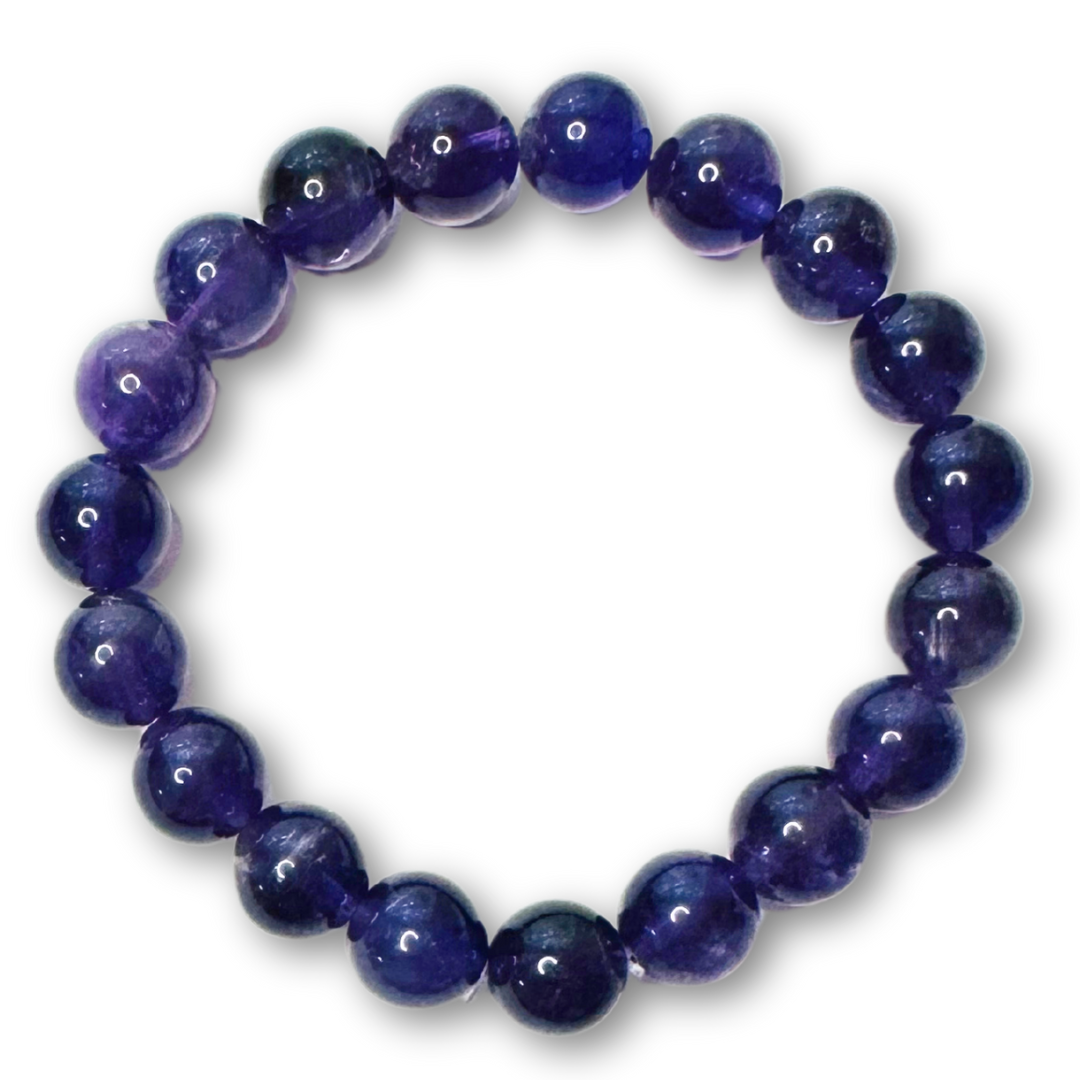 * Bracelet 6.5" | Natural Stone - Amethyst *