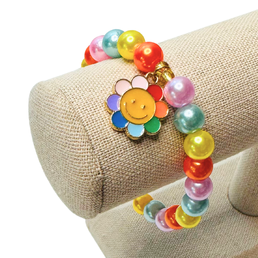 * Bracelet 6.5" | Smiley Flower *