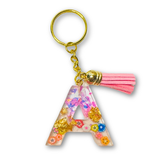 ♡ Key Chain | Sparkle Flower Pink ♡
