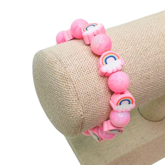 ♡ Pink Rainbow Bracelet | Child ♡