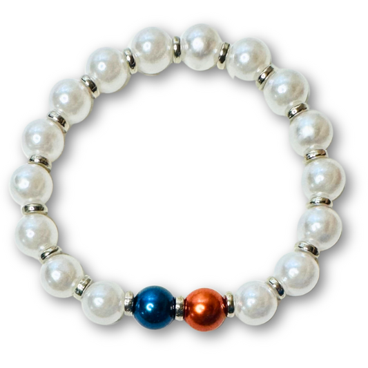 * Bracelet 7" | AU Silver Pearl *