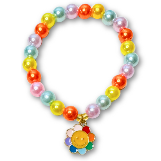 * Bracelet 6.5" | Smiley Flower *