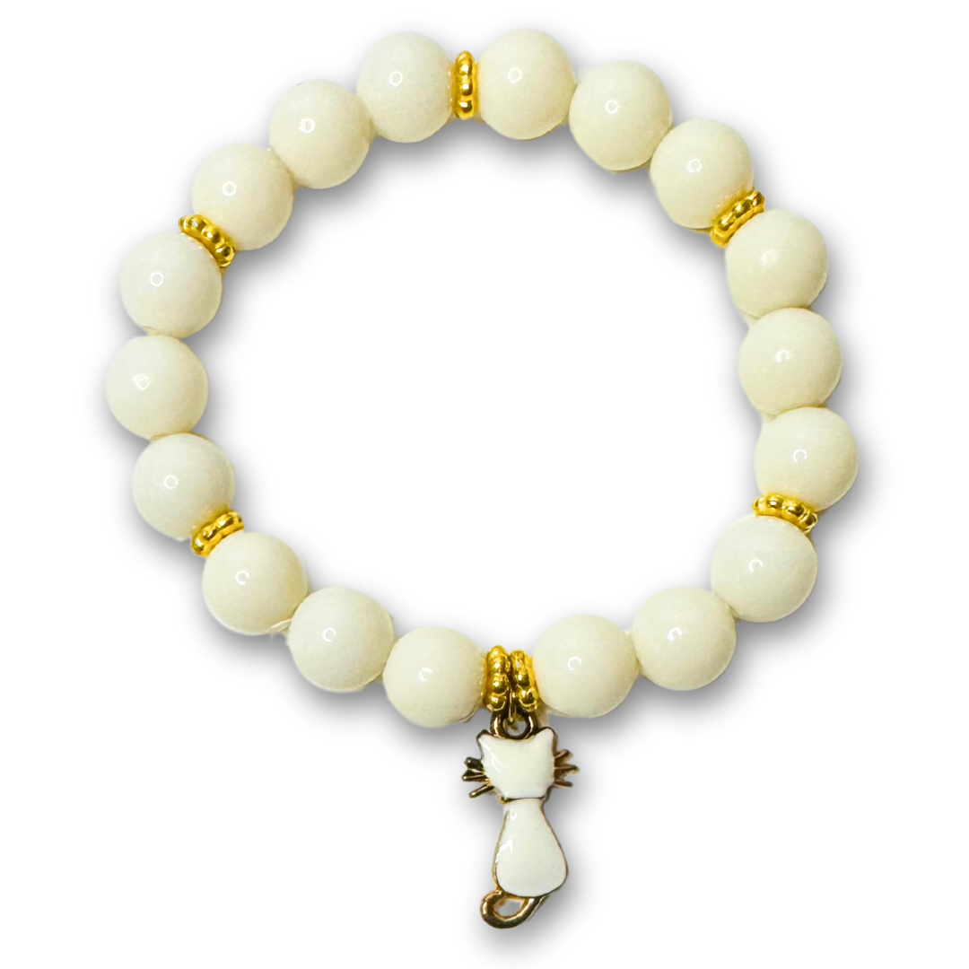 * Bracelet 6.5" | White Cat *