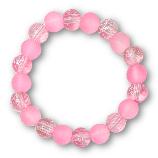 * Bracelet 5.5" | Pink Crackle *