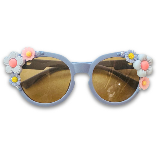 * Sunglasses | Blue Flowers *