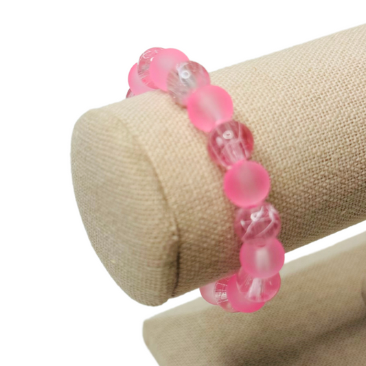 ♡ Pink Crackle Bracelet | Child ♡