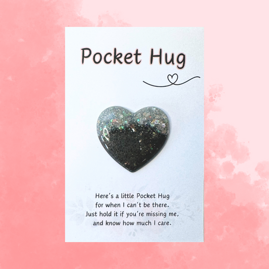♡ Pocket Hug | Black Silver ♡
