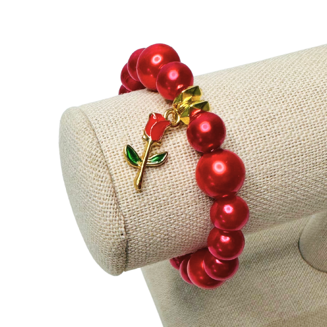 ♡ Red Rose Bracelet | Child ♡