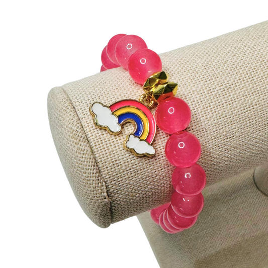♡ Pink Rainbow Bracelet | Child ♡