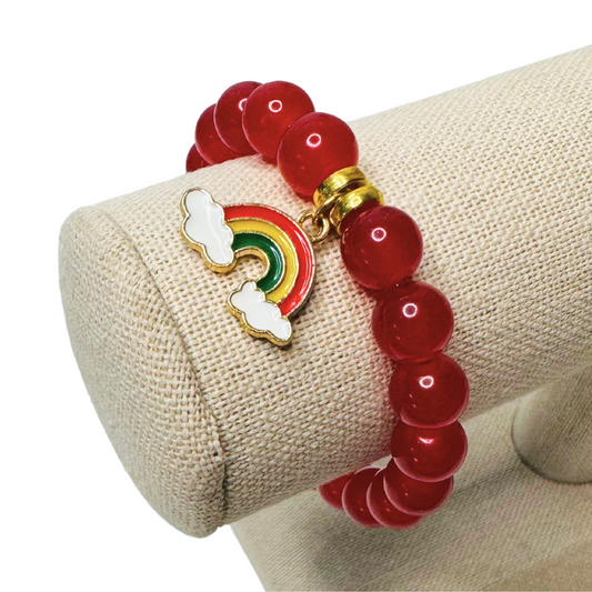 ♡ Red Rainbow Bracelet | Child ♡