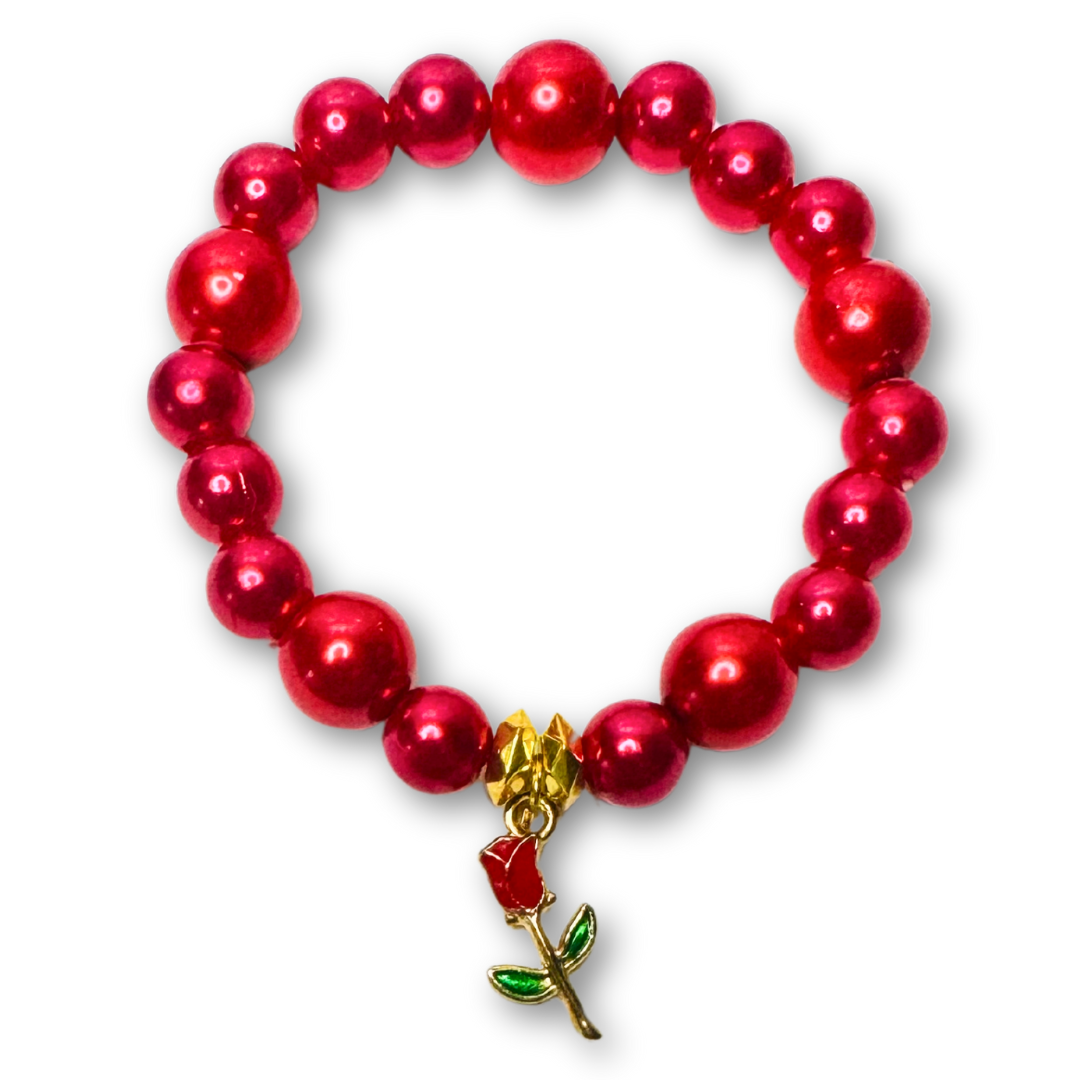 * Bracelet 6" | Red Rose *