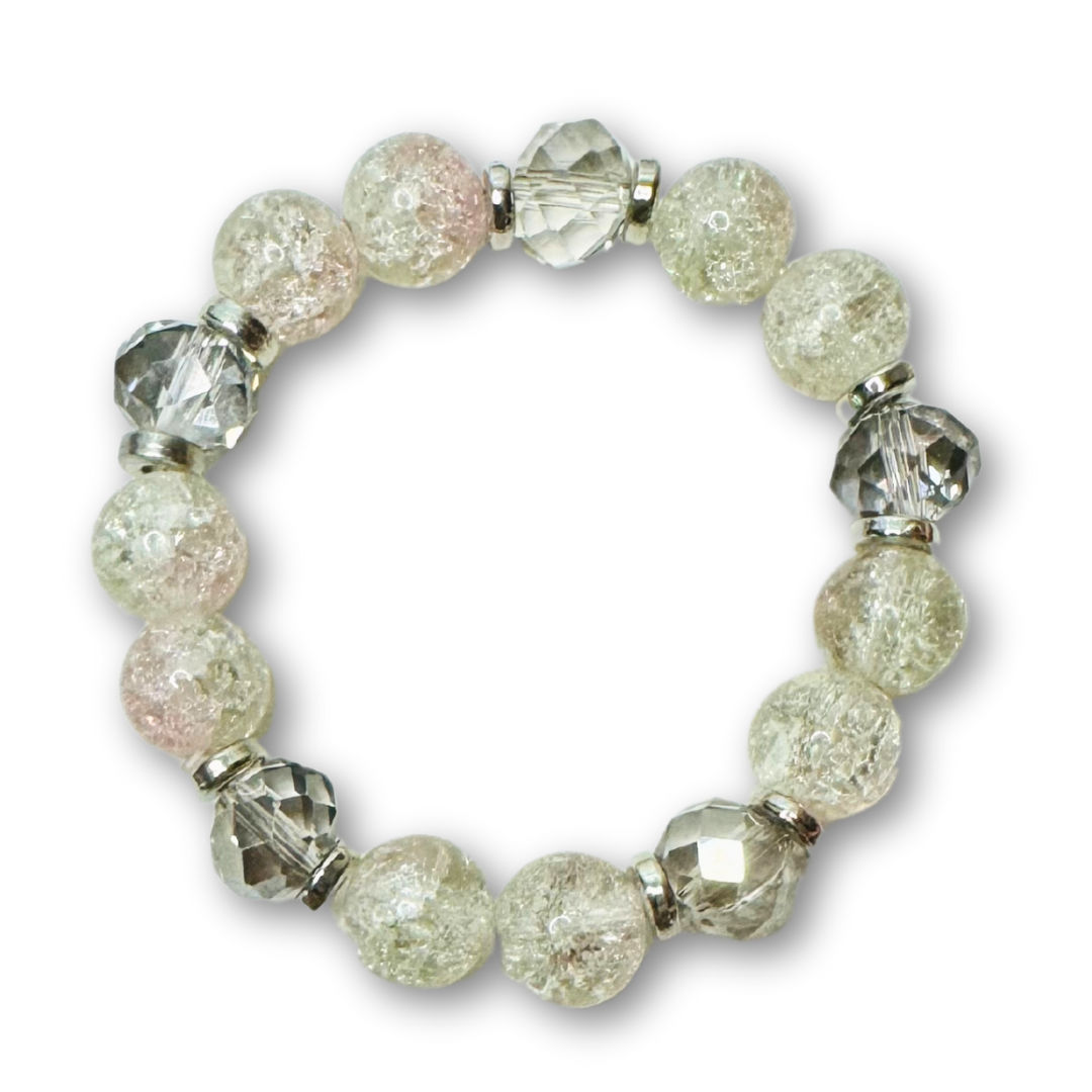 * Bracelet 5.5" | Silver Crystal *