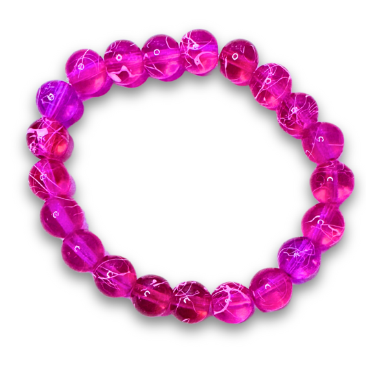 * Bracelet 6" | Pink Crackle *