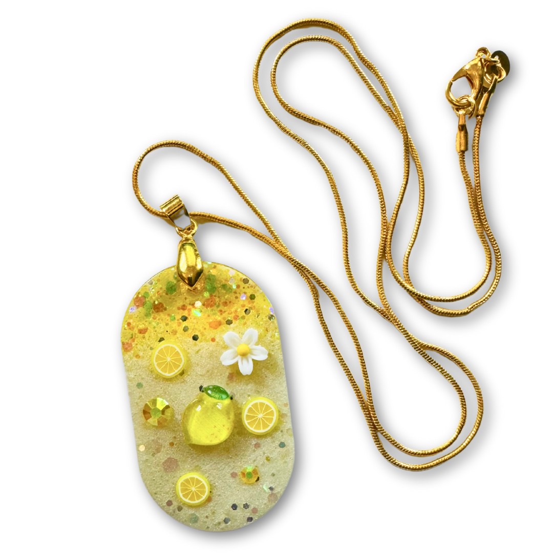 ♡ Lemonade Pendant | Oval ♡