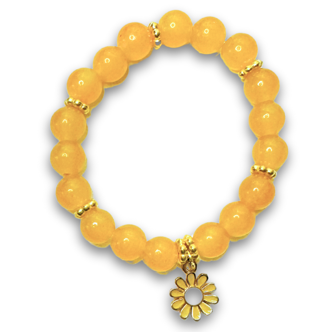 * Bracelet 6" | Yellow Flower *