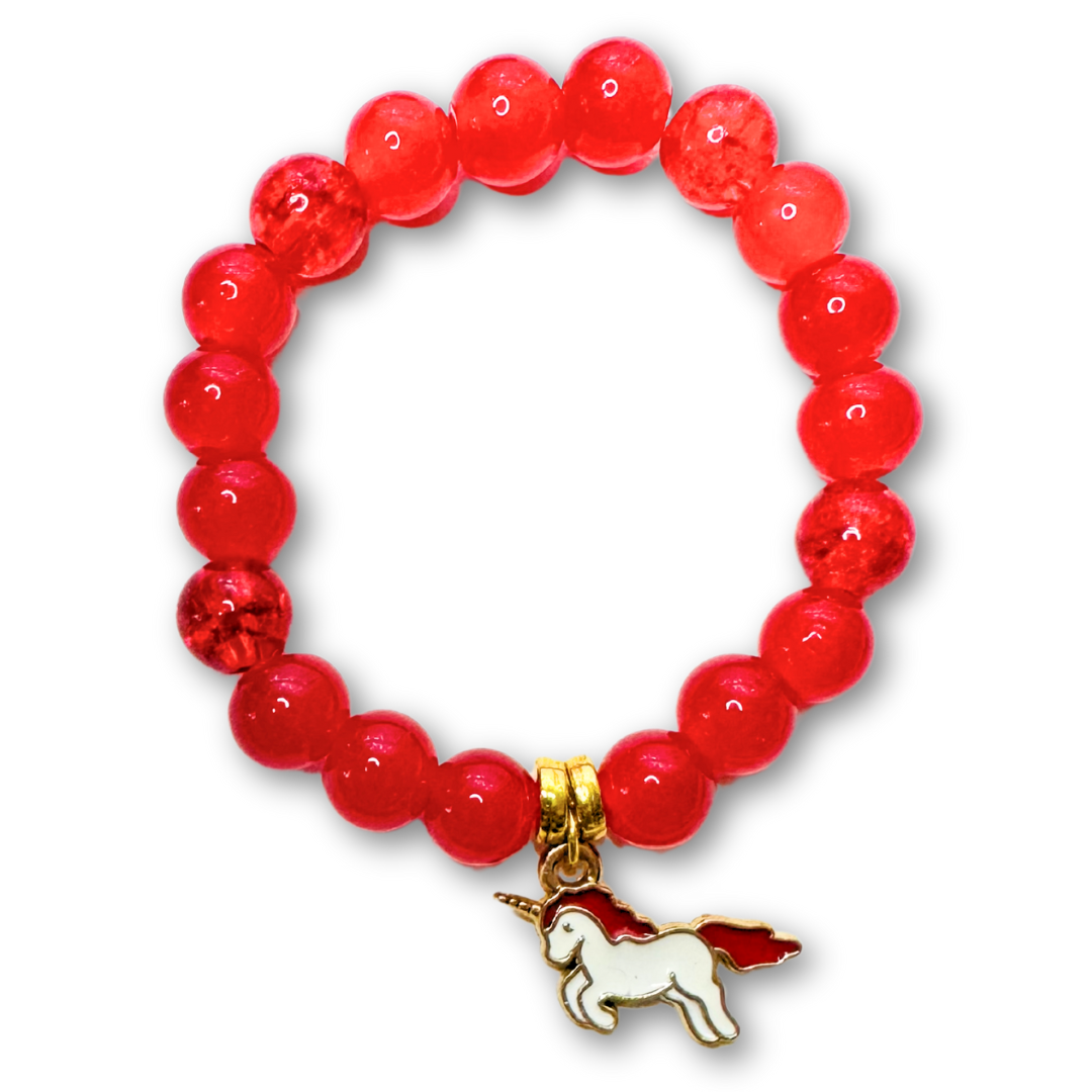 * Bracelet 6" | Red Unicorn *