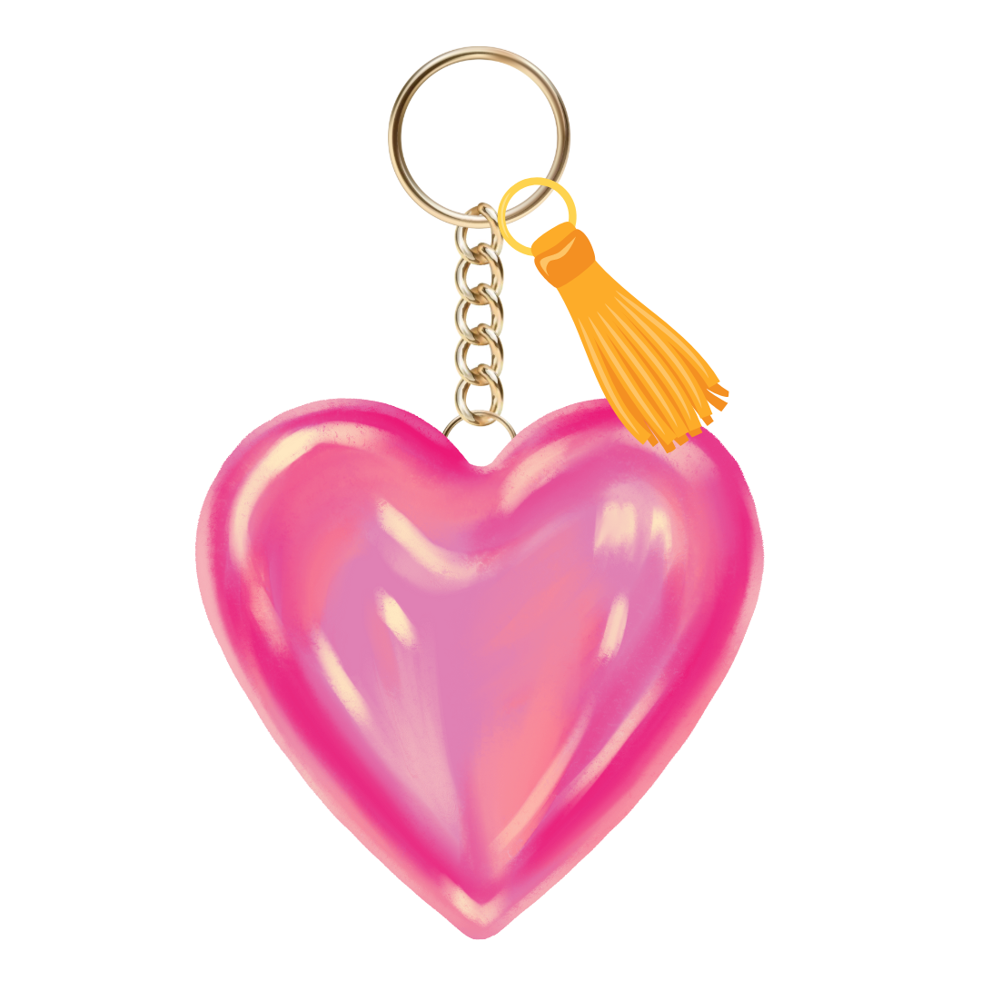 * Posh Heart Key Chains *