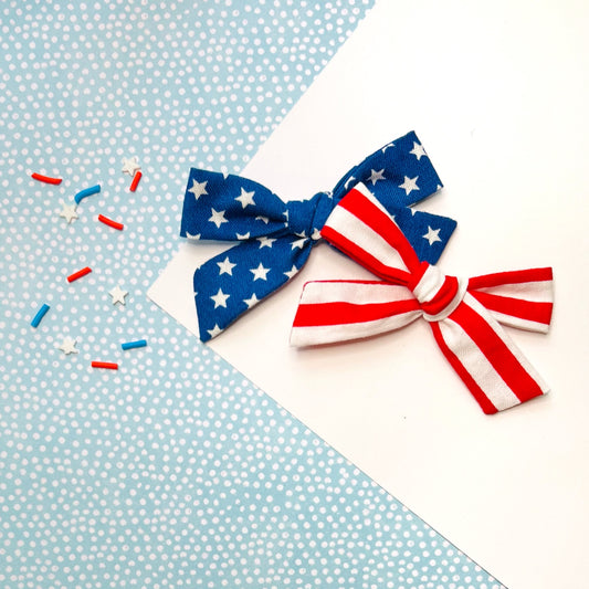 Stars and Stripes Bows